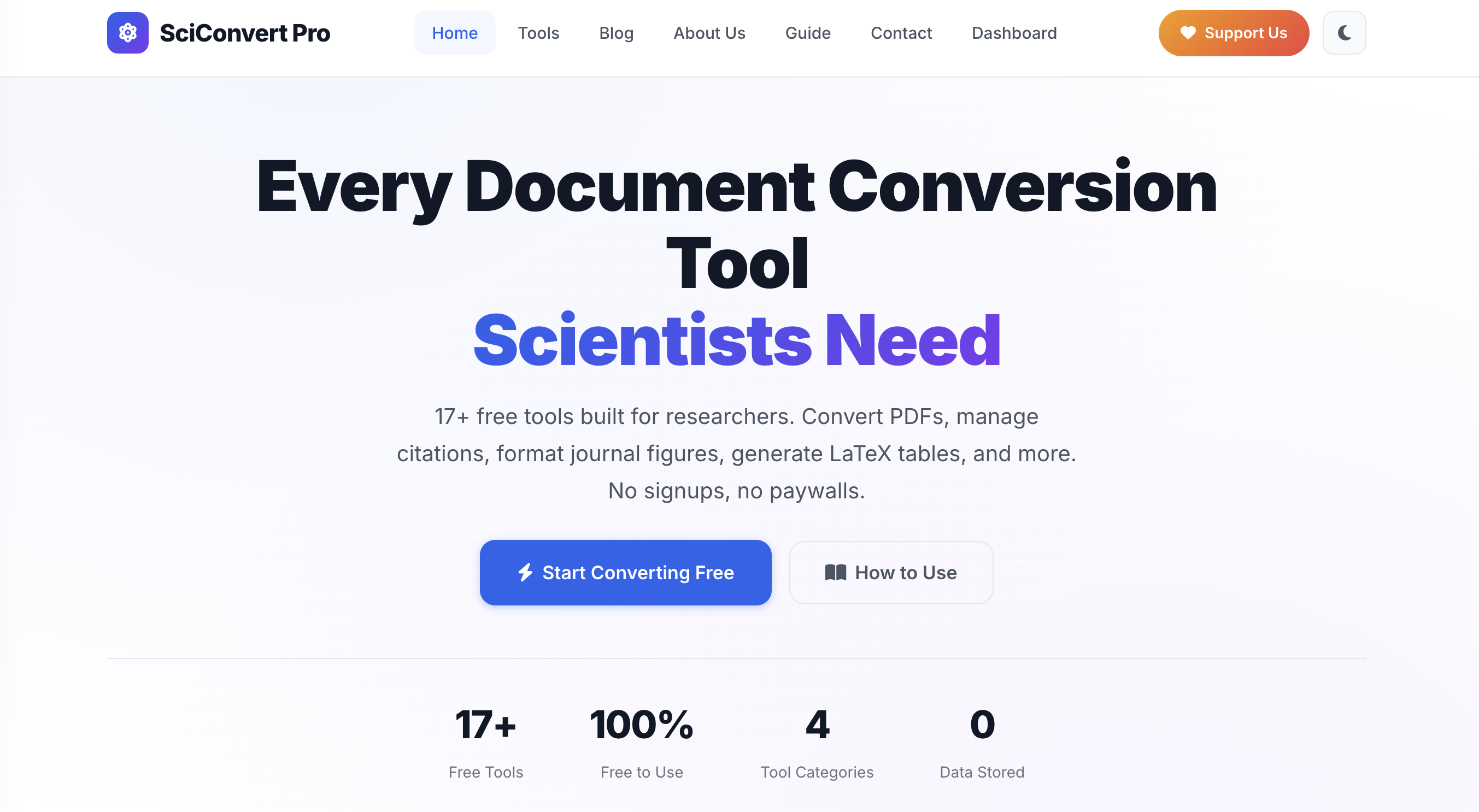 SciConvertPro.com screenshot